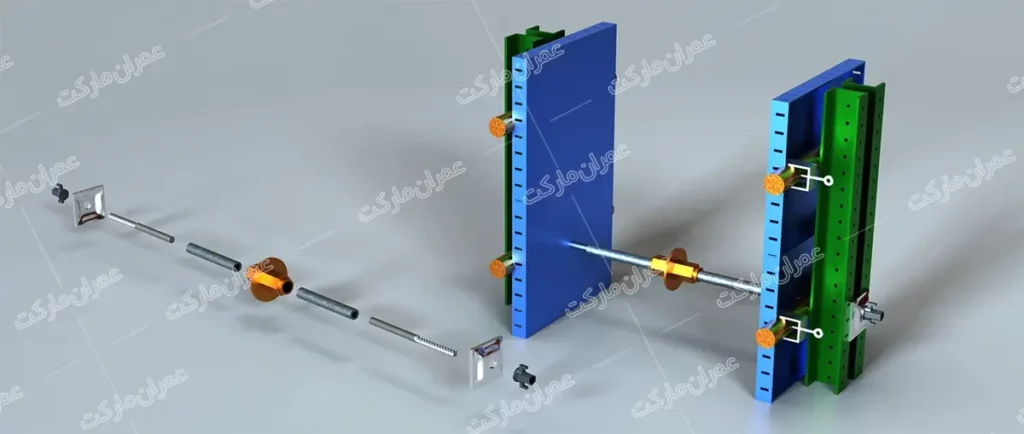 روش استفاده از میان بولت چدنی