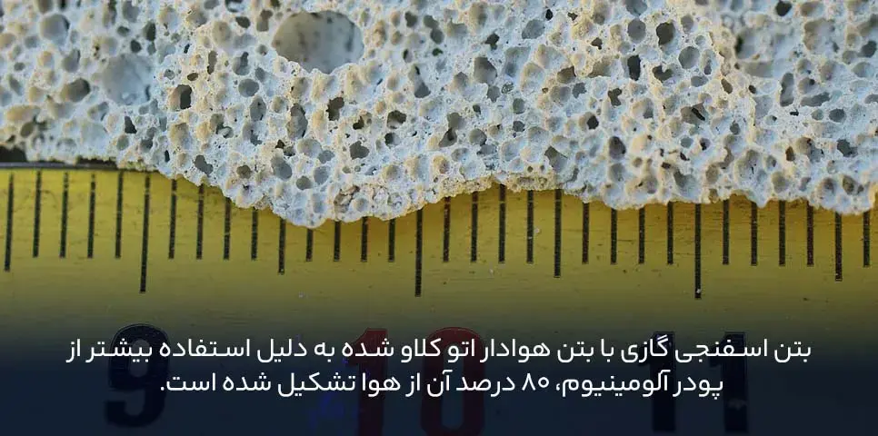 بتن اسفنجی گازی