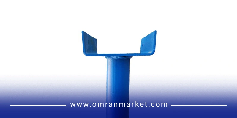 جک سقفی ساده, تصویر شماتیک از سیستم پشتیبانی قالب دیوار با جک سقفی