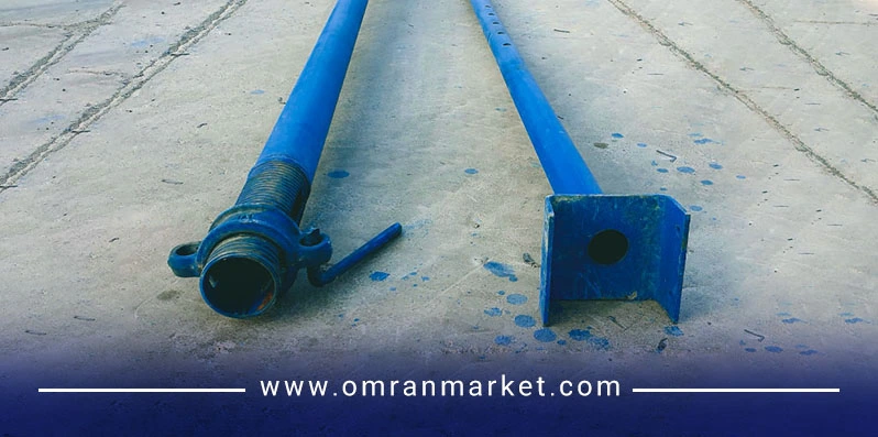 جک سقفی صلیب ثابت, دو عدد جک سقفی باز و بسته‌شده جهت استفاده در پروژه‌های ساختمانی